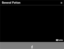 Tablet Screenshot of generalpatton.com